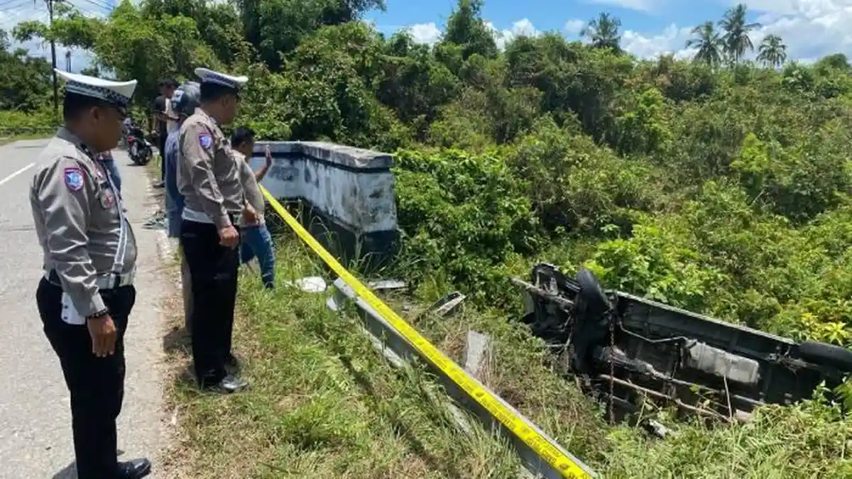 Kecelakaan Tunggal di Bakongan, Penumpang Balita Meninggal Dunia