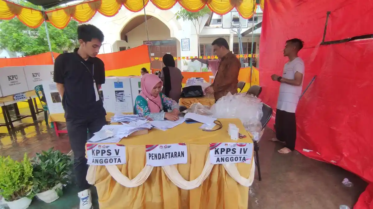 TPS 1 Biawao Gorontalo Tutup Pendaftaran Pencoblosan, Bersiap Perhitungan Surat Suara