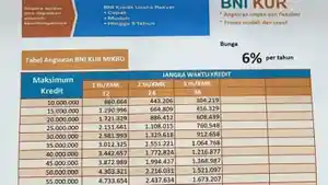 Tabel KUR BNI Terbaru 2026 Pinjaman Rp10 Juta-Rp500 Juta, Angsuran ...