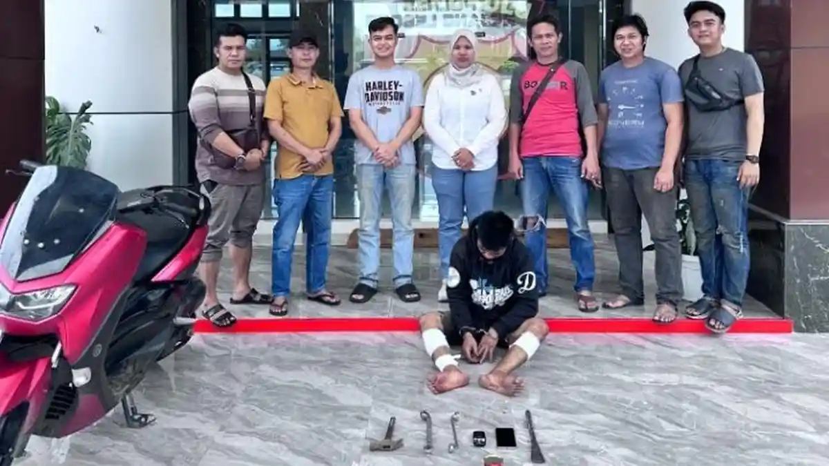 Maling HP dan Motor Tetangga, Residivis di Rejang Lebong Bengkulu Ditembak