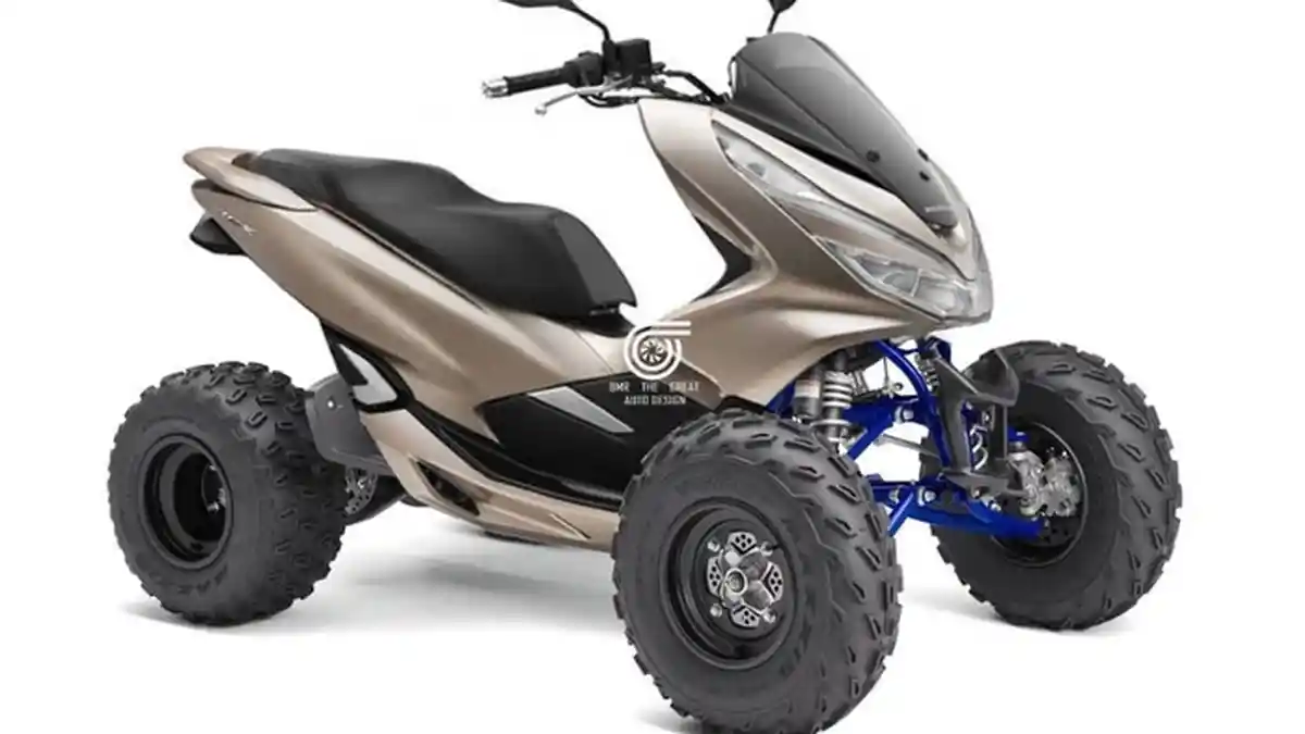 Honda PCX 150 Bergaya ATV Siap Gasruk Tanah dan Lumpur