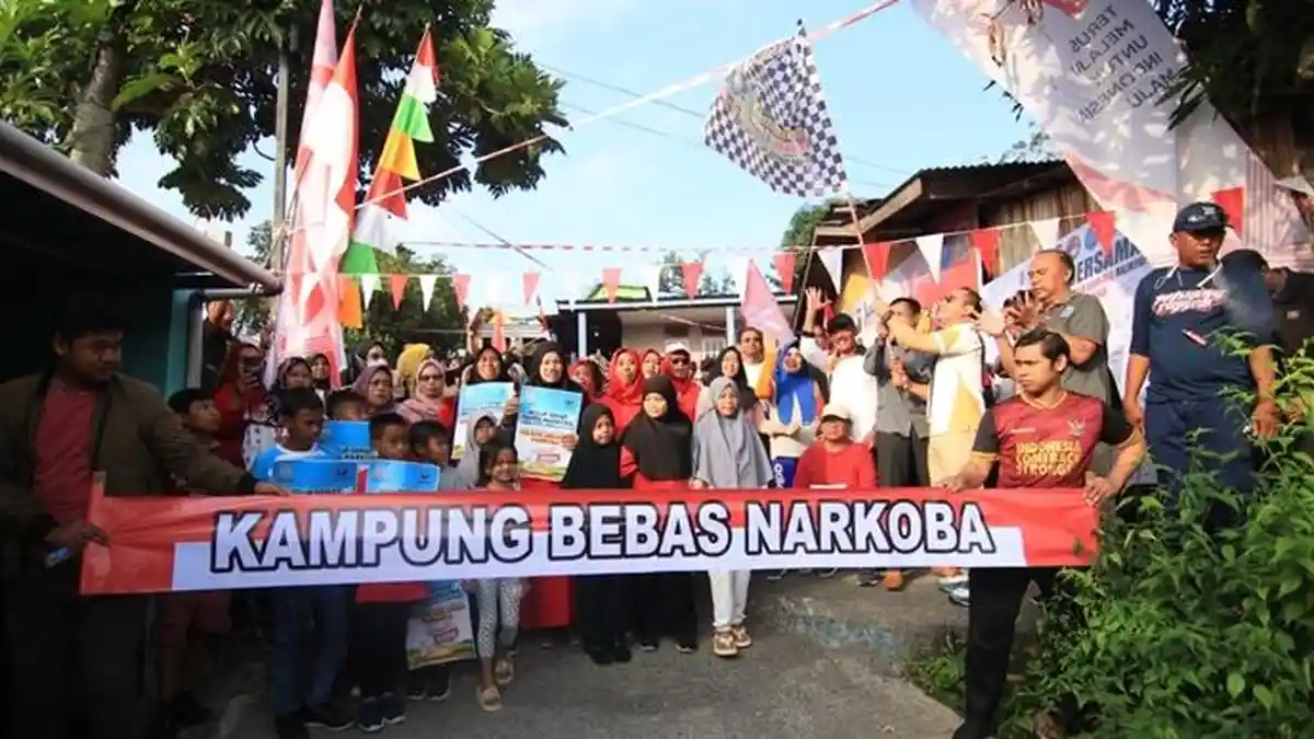 Luncurkan Kampung Bebas Narkoba di Gunung Bugis Balikpapan, Kapolresta Ingin Merdeka dari Narkoba