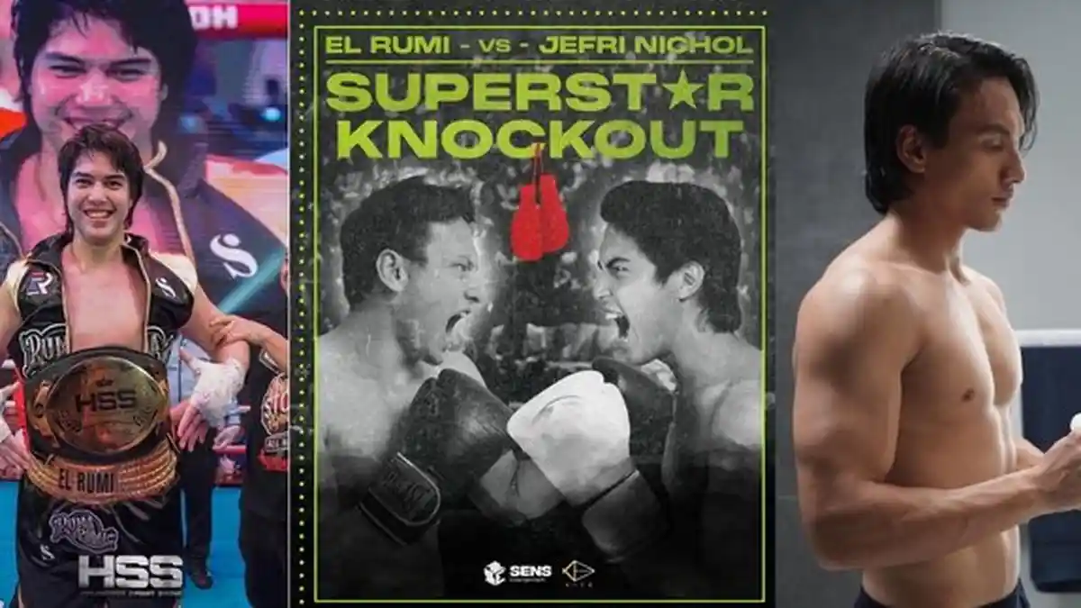 Terima Kekalahan, Jefri Nichol Ajak Duel Tinju El Rumi Lagi Sampai KO