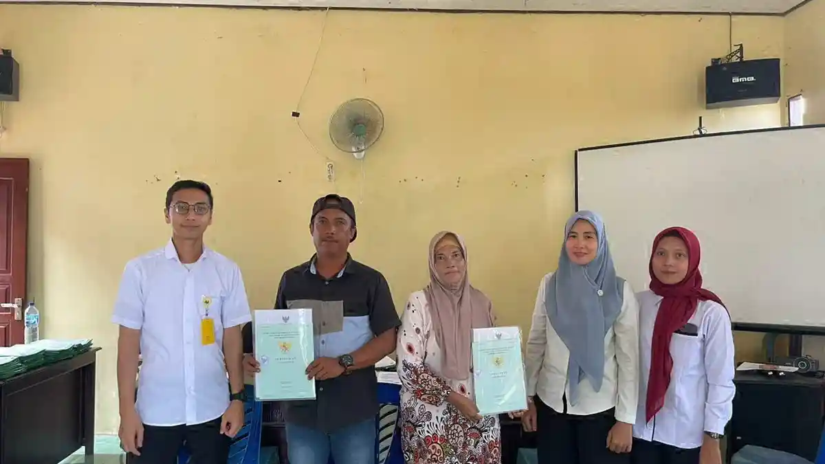 17 Desa di Kabupaten Beltim Terima Sertifikat PTSL dari BPN Belitung Timur