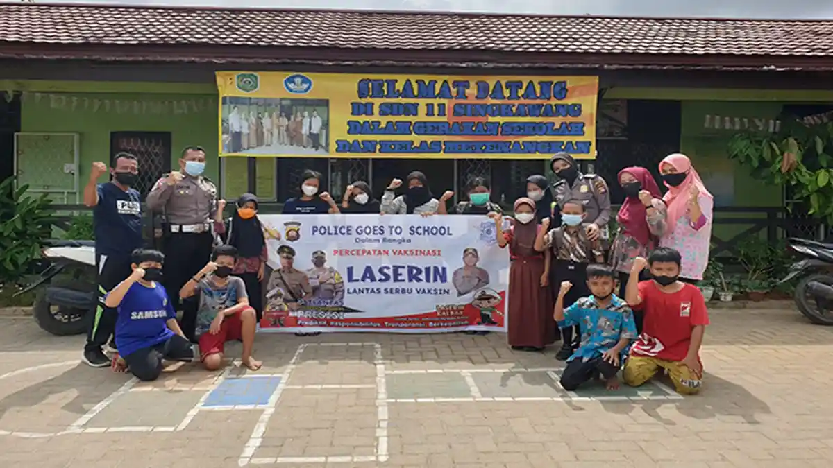 Gelar Program Lase-Rin, Satlantas Polres Singkawang Sukseskan Vaksinasi ...