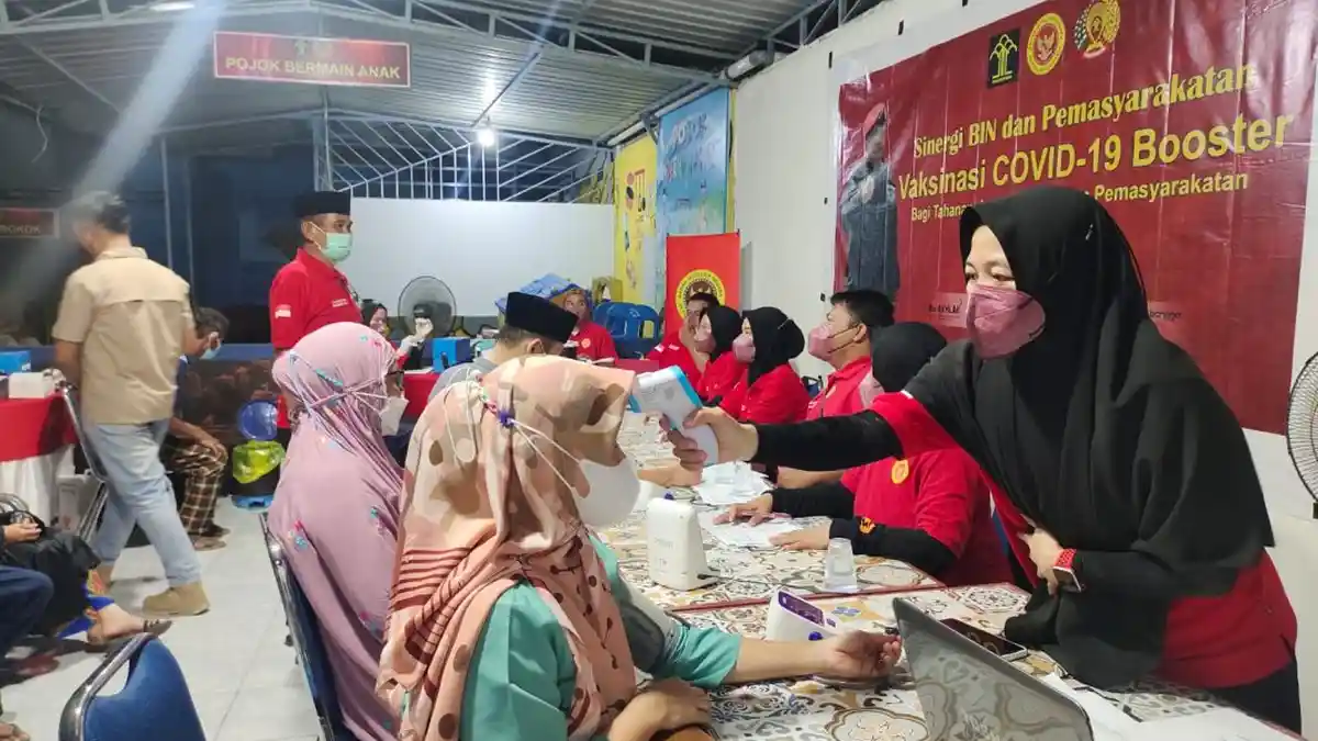 176 Warga Binaan Rutan Kelas II B Barru Ikut Vaksin Booster