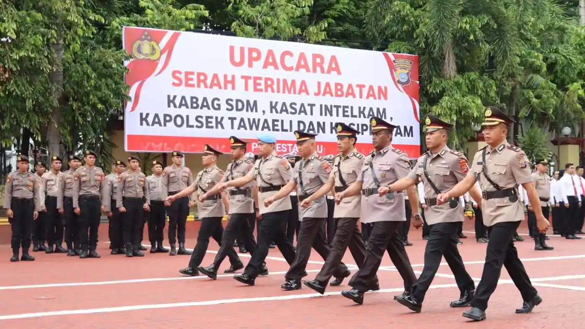 Polda Sulteng Rotasi Sejumlah Perwira, Ini Daftar Mutasi di Polresta Palu