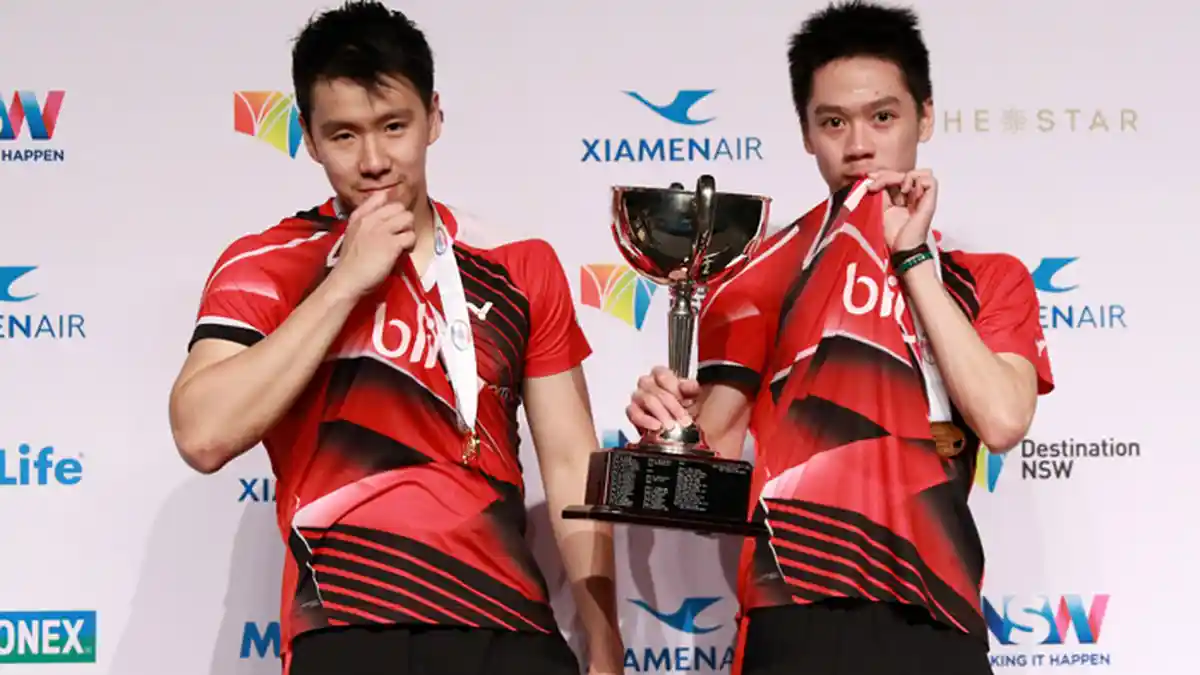 Ucapan Selamat kepada Marcus Gideon dan Kevin Sanjaya Warnai Media Sosial