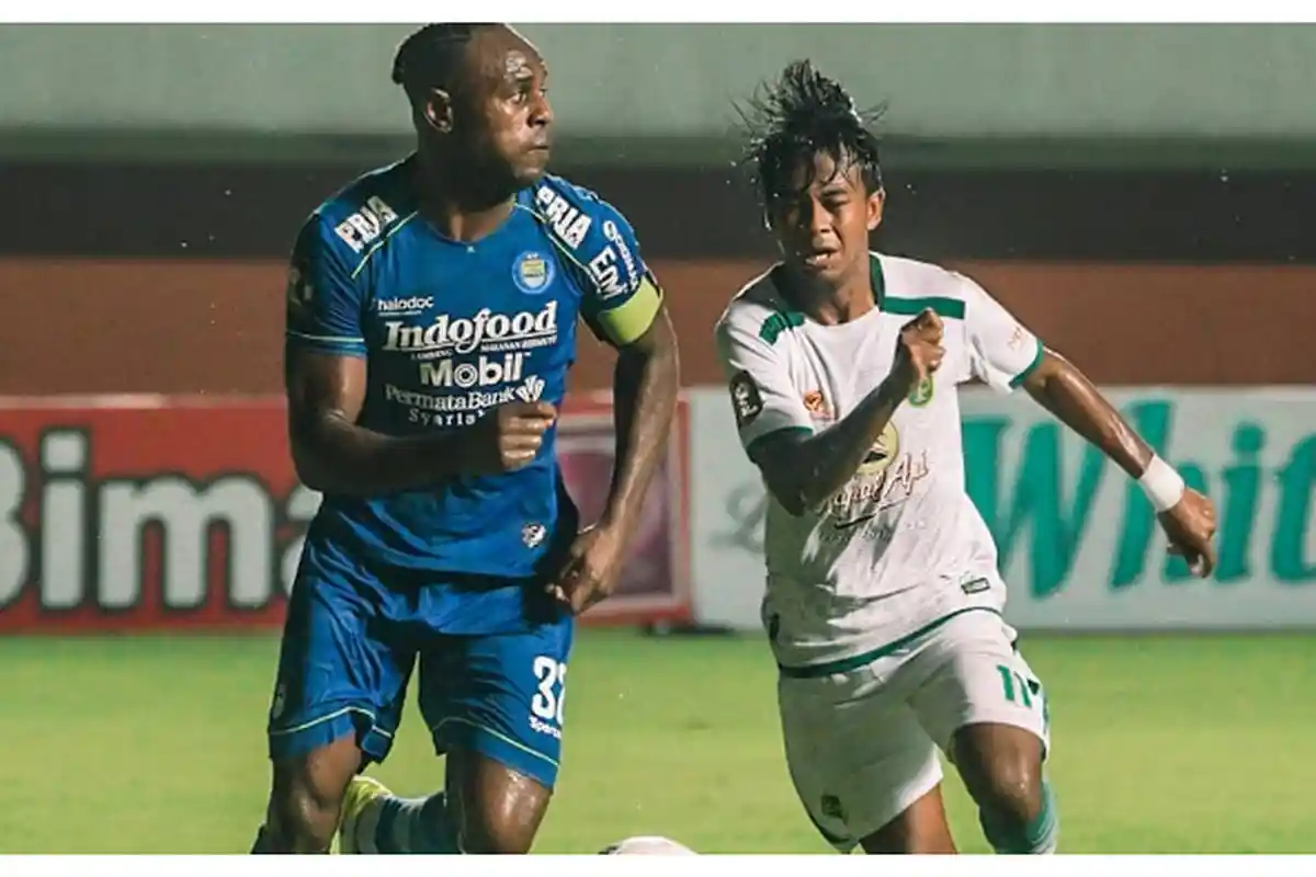 Persib Bandung Vs PSS Sleman, Victor Igbonefo Berhasil Cetak Gol, Samakan Kedudukan 1-1