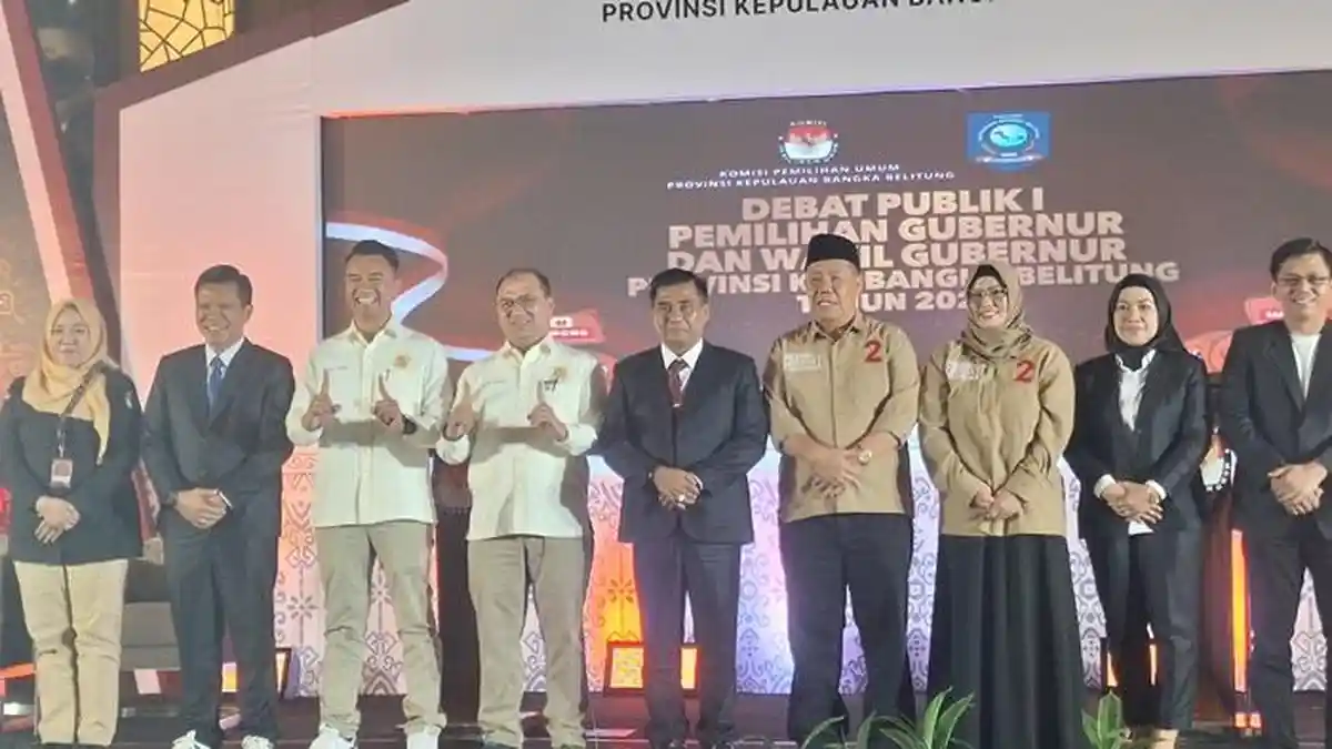 Debat ke 2 Pilgub di Belitung, KPU Babel Usung Tema Soal Transformasi Ekonomi dan Lingkungan Hidup