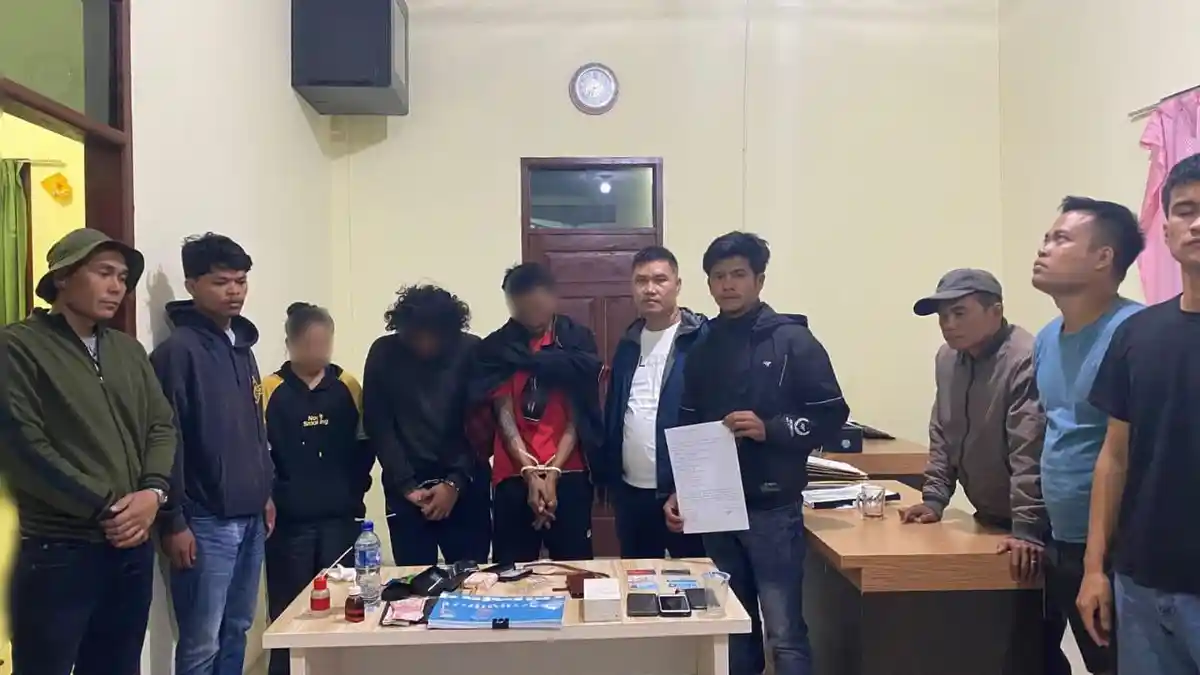 Penggerebekan Dini Hari di Doloksanggul, Dua Bandar Sabu dan Seorang Kurir Dicokok