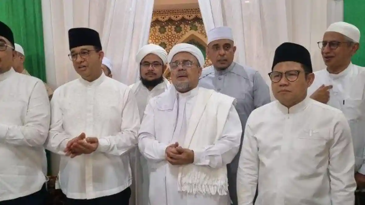 Penyebab Habib Rizieq Belum Sampaikan Dukungan ke Anies-Cak Imin, PKB Pernah Vokal Bubarkan FPI