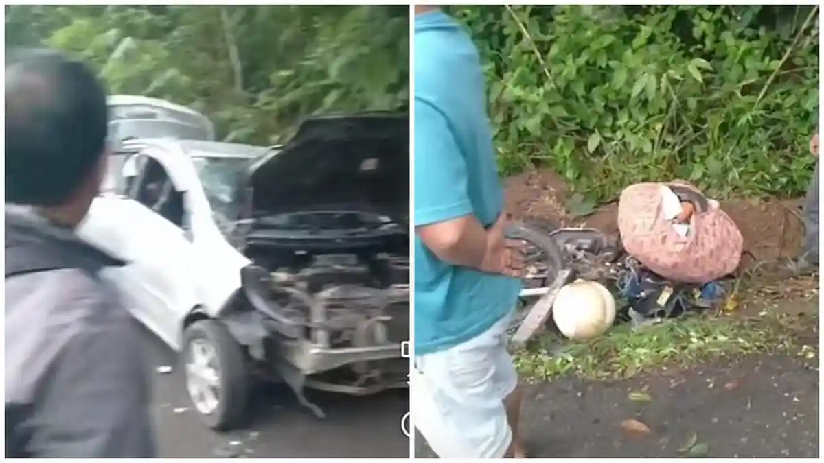 Dokter di Musi Rawas Terlibat Kecelakaan Lawan Sepeda Motor, Kendaraan Ringsek, 1 Orang Dibawa ke RS