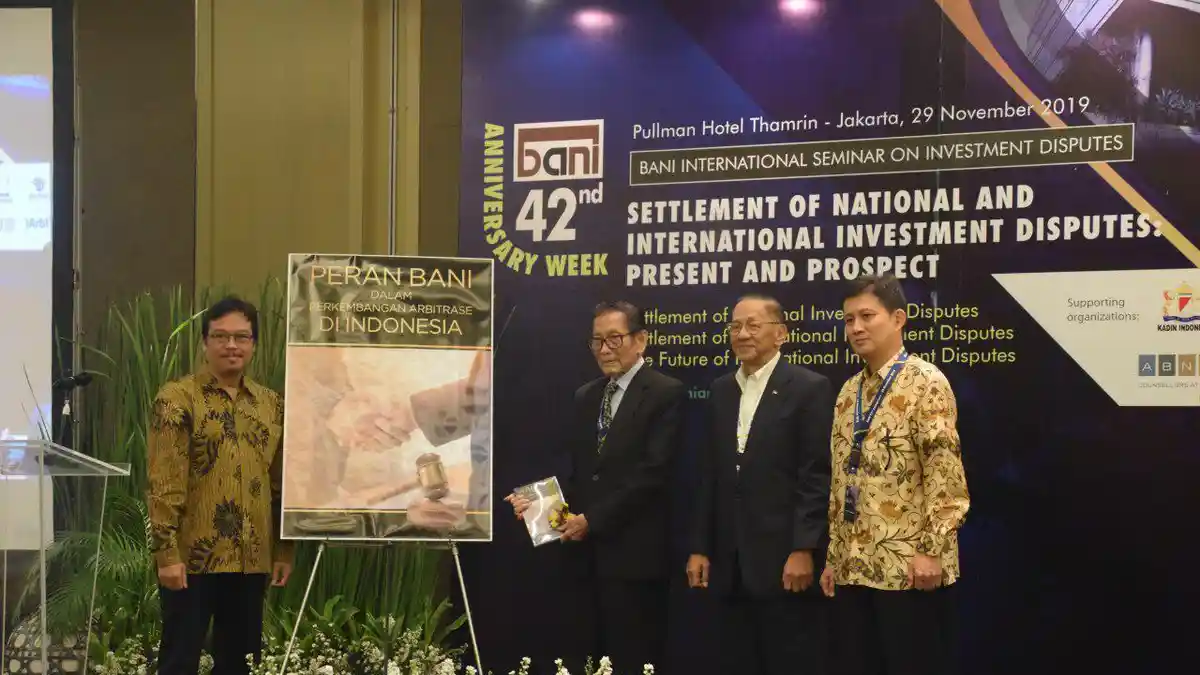 Buku Perjalanan BANI Selama 42 Tahun Berkembang dalam Dunia Arbitrase di Indonesia Dirilis