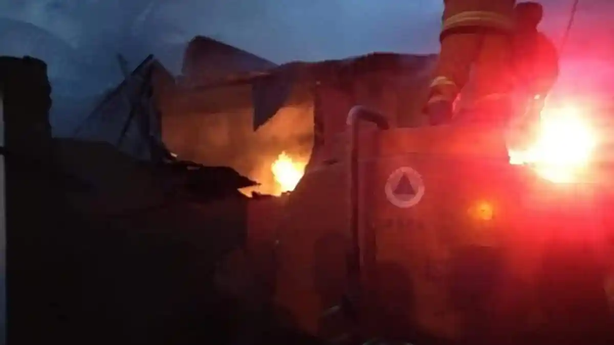 Dua Rumah Terbakar di Desa Kutacane Lama Aceh Tenggara Saat Magrib, Begini Kondisinya