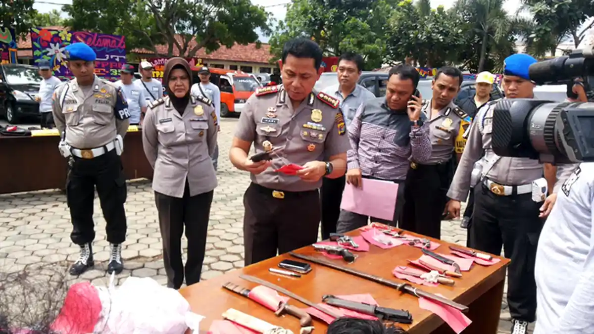 Tim Khusus Anti Bandit Polresta Bandar Lampung Ungkap 268 Kasus Kejahatan