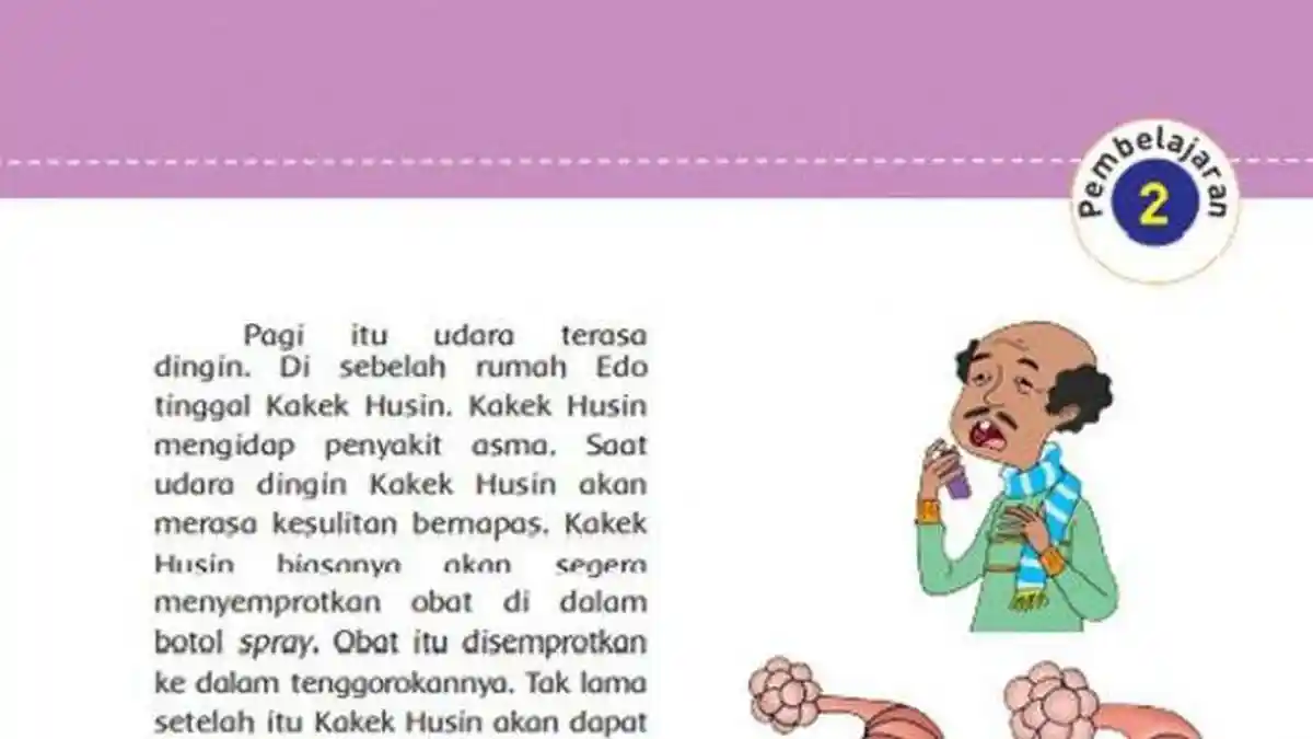 Kunci Jawaban Tema 2 Kelas 5 Halaman 57 - 62 Subtema 2 Pembelajaran 2 Udara Bersih bagi Kesehatan