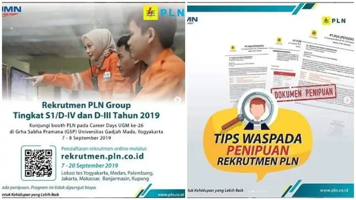 Lowongan Kerja PT PLN (Persero) Lulusan Diploma hingga Sarjana, Dibuka 7-20 September 2019