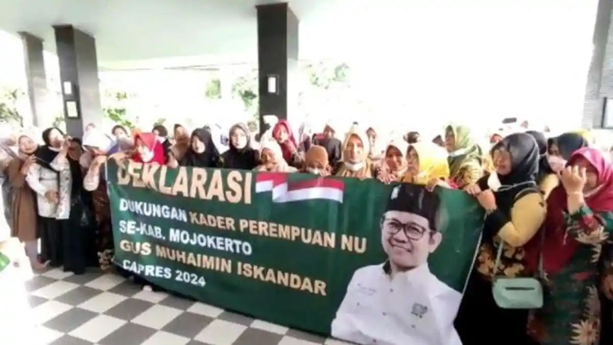 Perempuan NU Mojokerto Deklarasi Gus Muhaimin Capres 2024