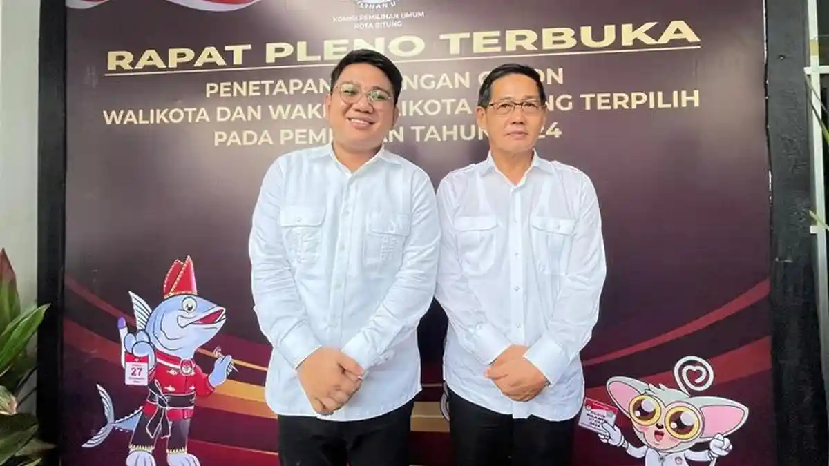 Sah Jadi Wali Kota dan Wawali Bitung 2025-2030, Ini Visi dan Misi Hengky Honandar-Randito Maringka