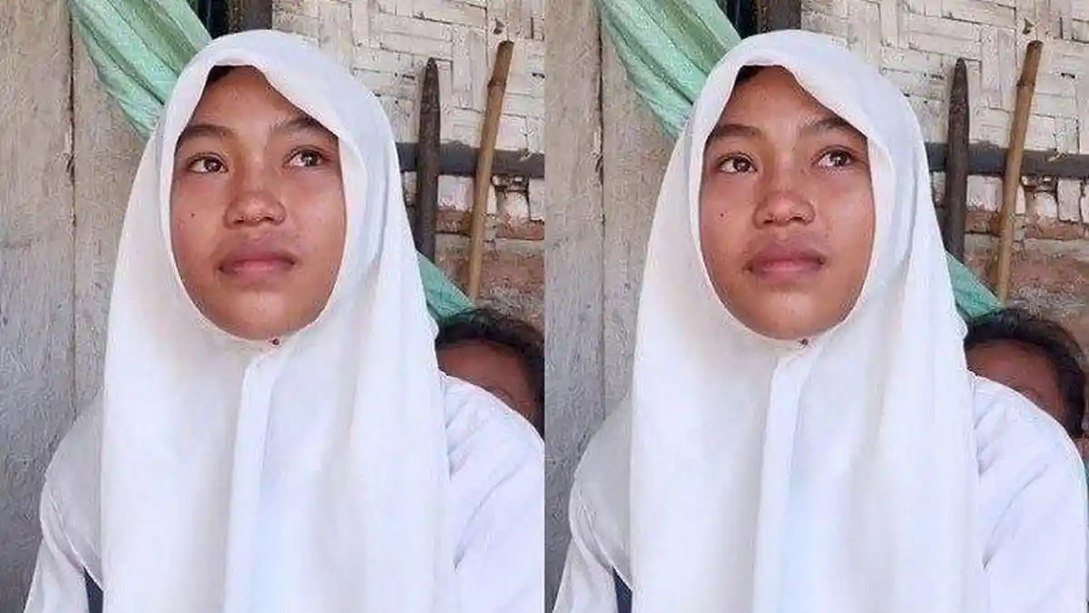 SOSOK Elsa, Tiap Hari Jalan Kaki 3,4 Km ke Sekolah, Kini Nangis Dapat Bantuan Rp5 Juta dan Sepeda