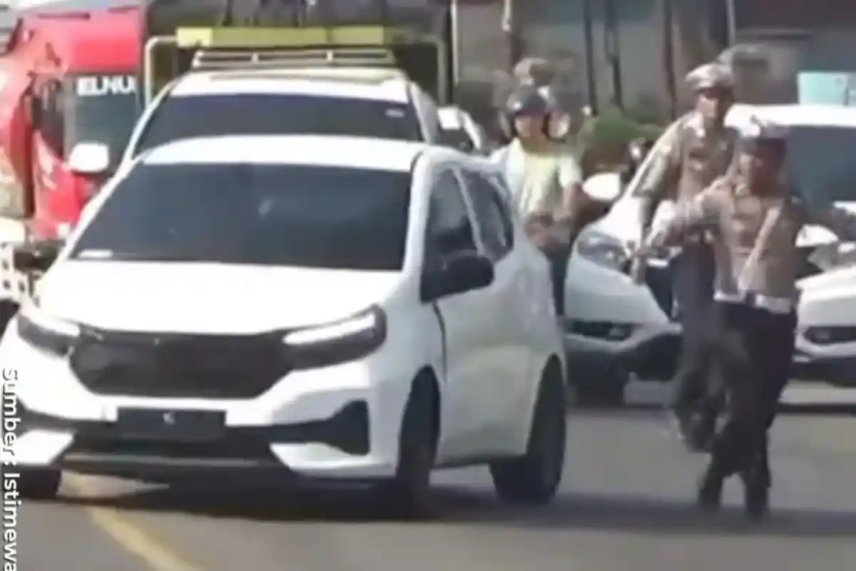 Nyaris Tabrak Polisi saat Operasi Zebra, Pengemudi Brio Sedang Dicari, Bila Ditemukan akan Ditindak