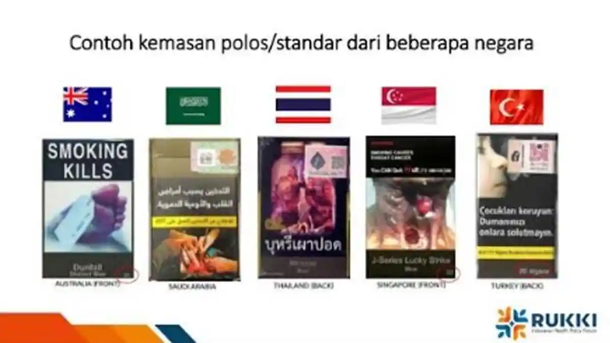 Bukan Polos Putih, Ini Standarisasi Kemasan Rokok yang Bakal Diterapkan ...