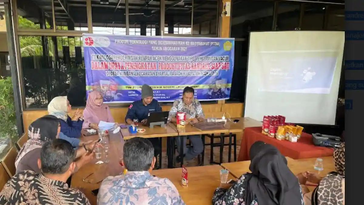 Politeknik Negeri Lhokseumawe Gelar Workshop Penguatan Aspek Manajemen UMKM