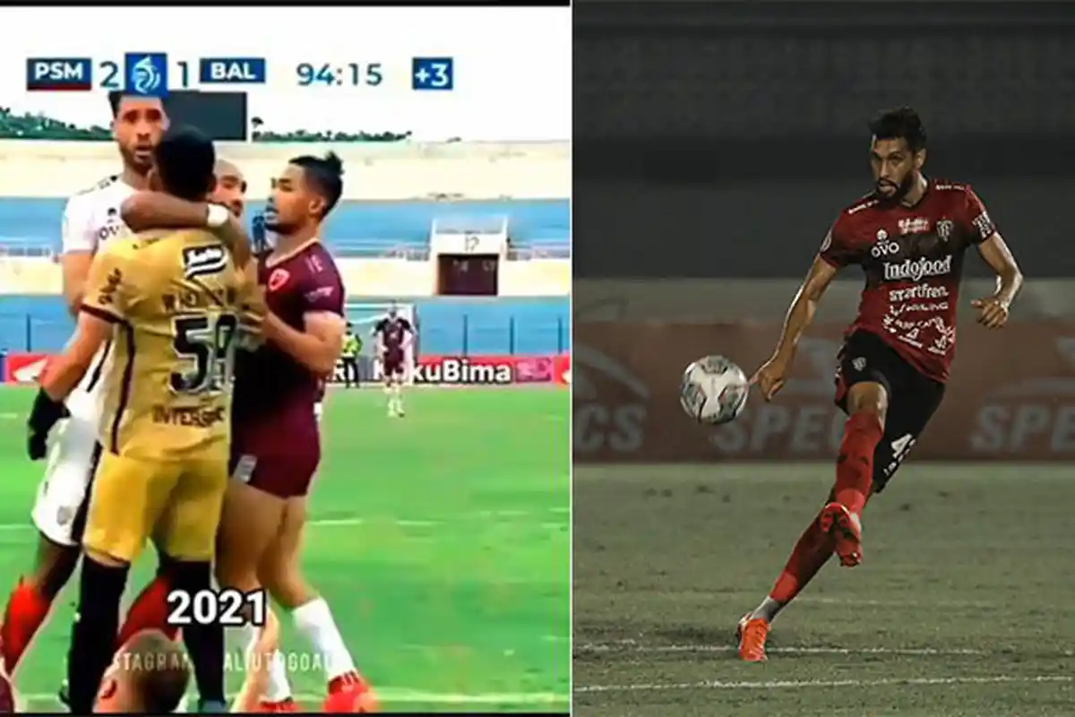 Nasib Apes Willian Pacheco: Ditempeleng Wawan hingga Dapat Kartu Merah saat Bali United Kalah 1-2
