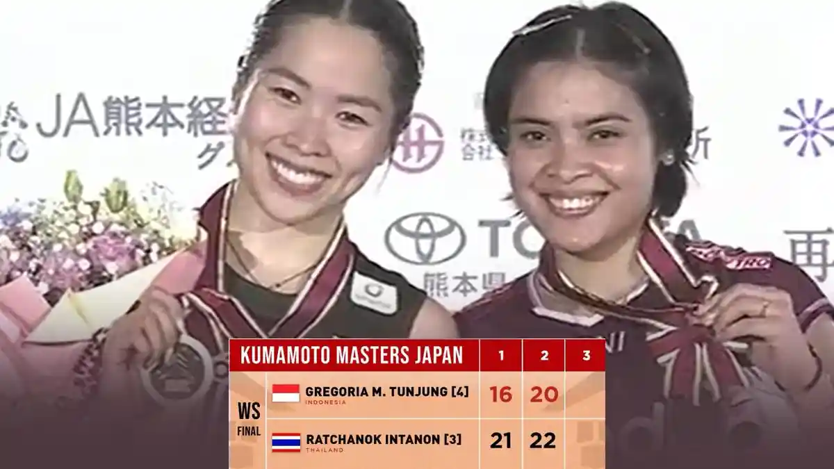 Hasil Final Kumamoto Masters Japan 2025, Gregoria Runner Up, Intanon Juara Tunggal Putri