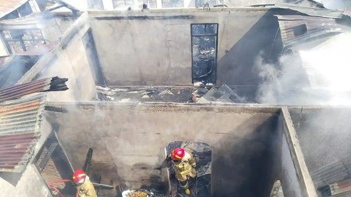 Tiga Rumah Terbakar di Krueng Barona Jaya Aceh Besar, 8 Frezer dan 5 Kulkas Ikut Hangus