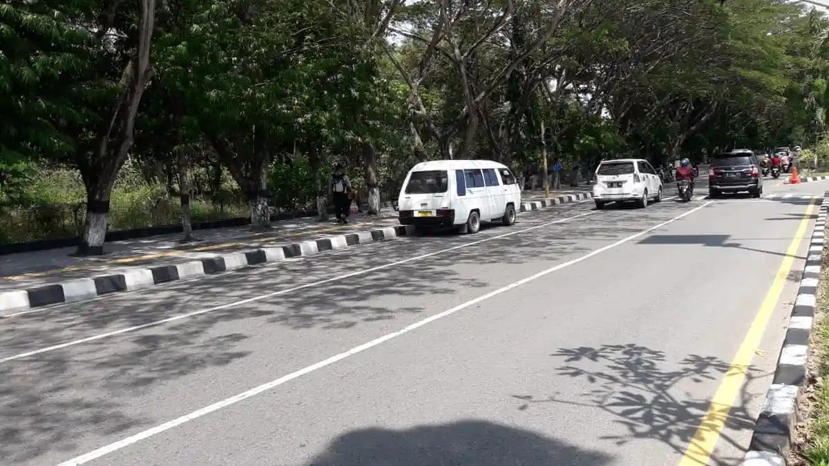 Rawan Kecelakaan dalam Akses Keluar Bandara SAMS Sepinggan, Dishub Mesti Perlu Lakukan Perbaikan