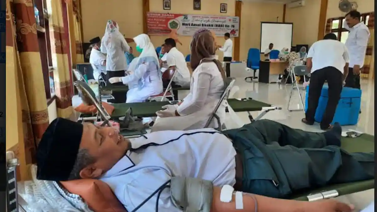 Aneka Lomba dan Donor Darah Meriahkan HAB di Nagan Raya