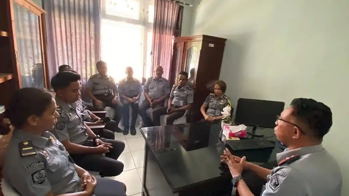 Demi Keamanan Basan dan Baran, Rupbasan Kupang NTT Tertibkan SOP Bagi Pengunjung