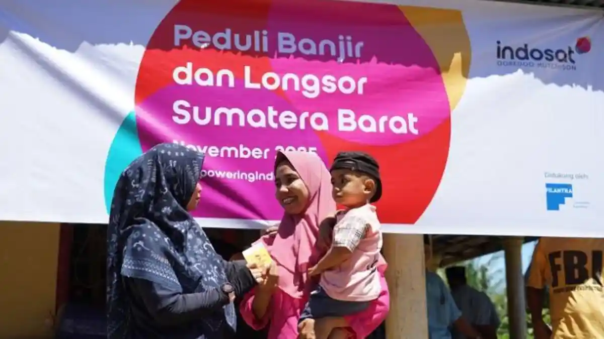 Indosat Ooredoo Hutchison Percepat Pemulihan Jaringan dan Salurkan Bantuan bagi Warga di Sumatera