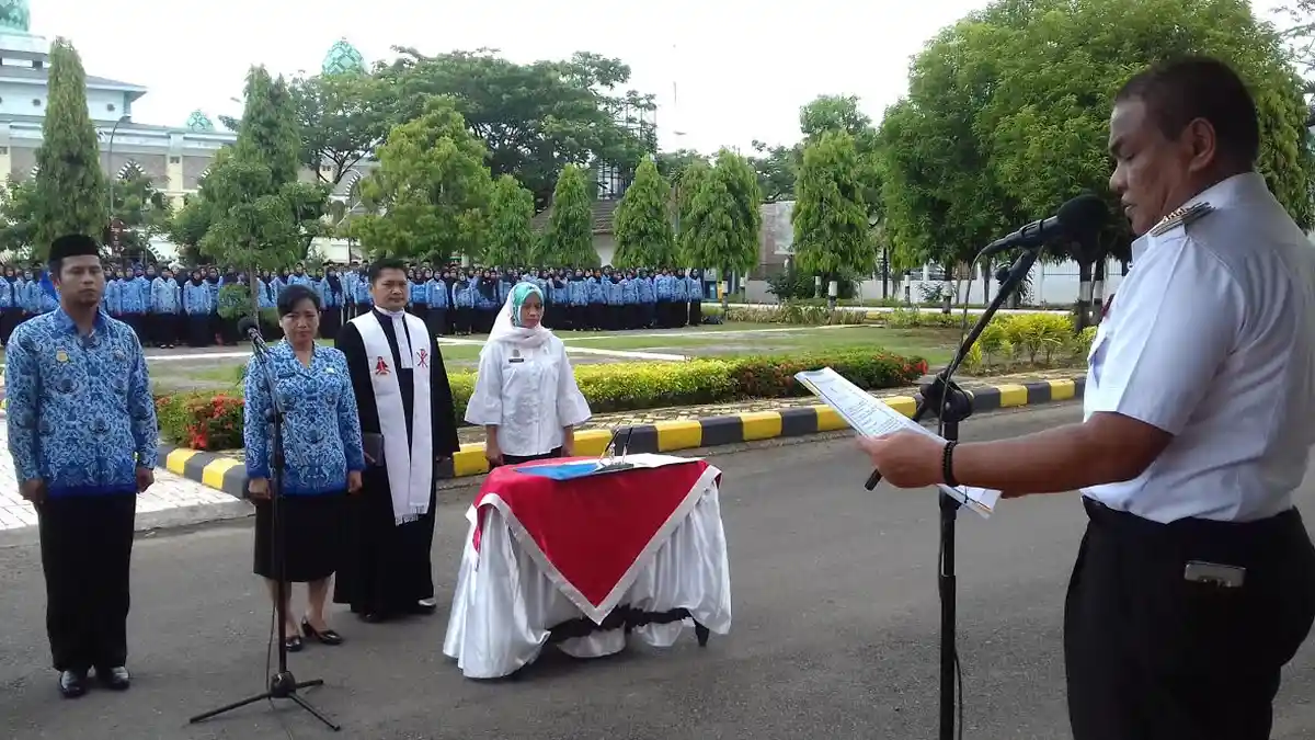 620 PNS Bone Ikuti Sumpah Jabatan di Kantor Bupati Bone