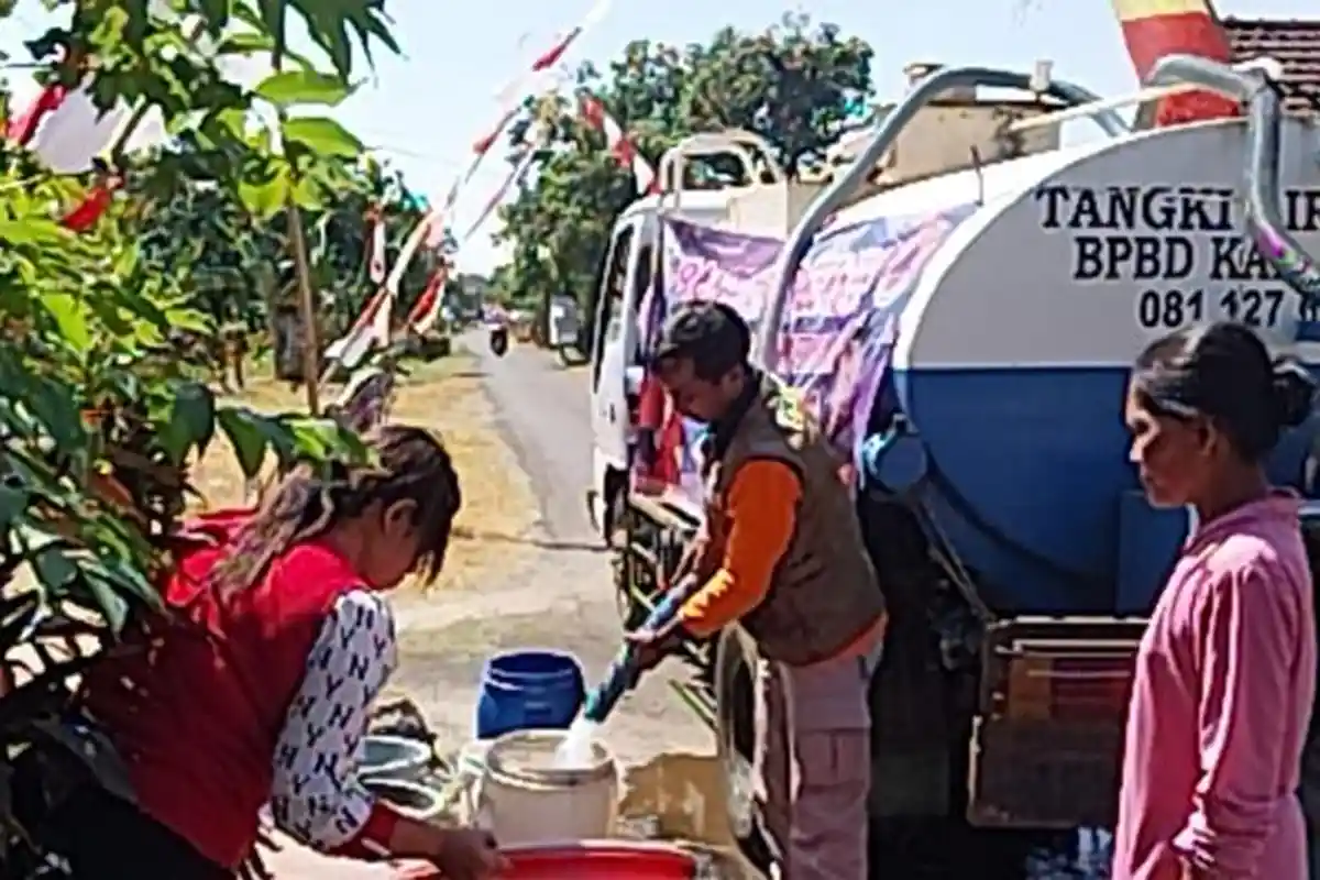 BPBD Jepara Siapkan 30 Ribu Liter Air Bersih untuk Antisipasi Kekeringan, Warga Bisa Langsung Order