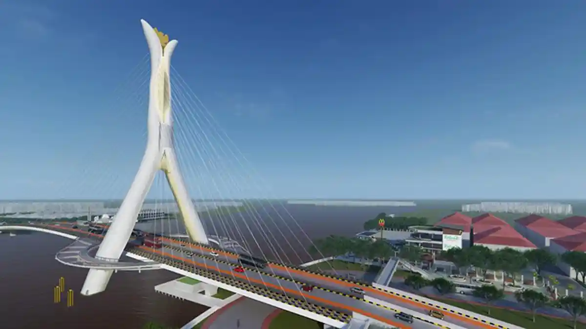 Kontraktor dari China Akan Bangun Jembatan Garuda di Pontianak