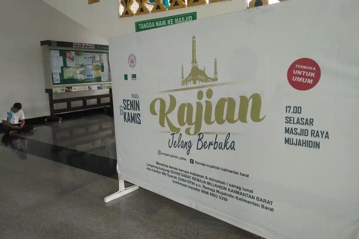 Remaja Masjid Mujahidin Gelar Kajian Jelang Berbuka, Catat Waktunya