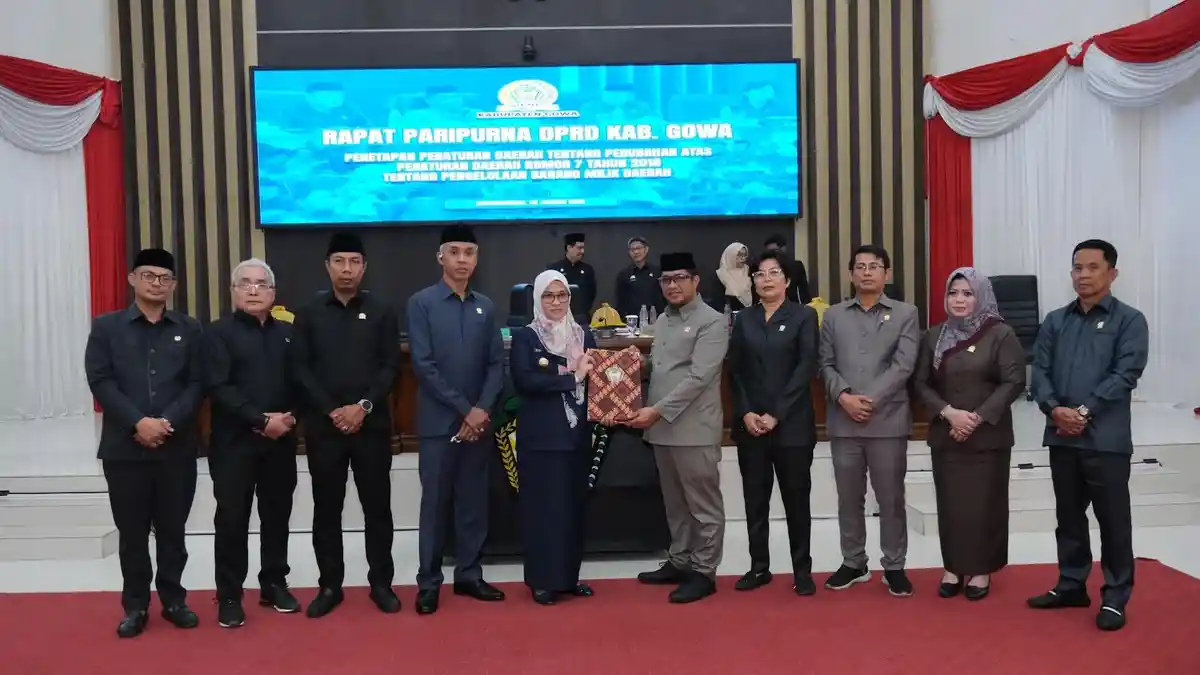 Pemkab dan DPRD Gowa Tetapkan Ranperda Pengelolaan Aset