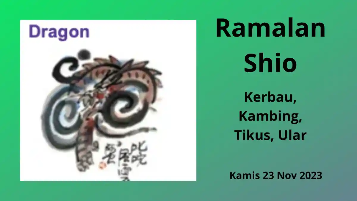 Ramalan Shio Naga-Kelinci-Kuda Besok Kamis 23 November 2023: Shio Macan Hari yang Positif