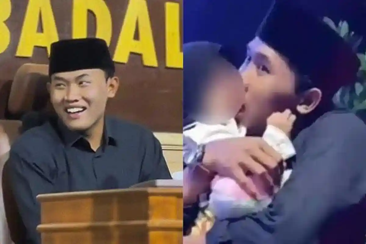 Aksi Gus Elham Cium Anak Perempuan Disorot KEMENAG, Bakal Ada Sanksi