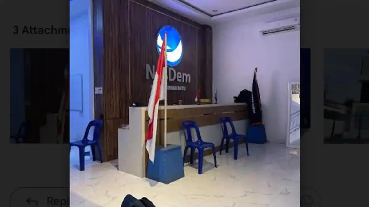 KPK Sita Kantor Partai Nasdem Labuhanbatu terkait Kasus Dugaan Suap Bupati Nonaktif Erik Ritonga