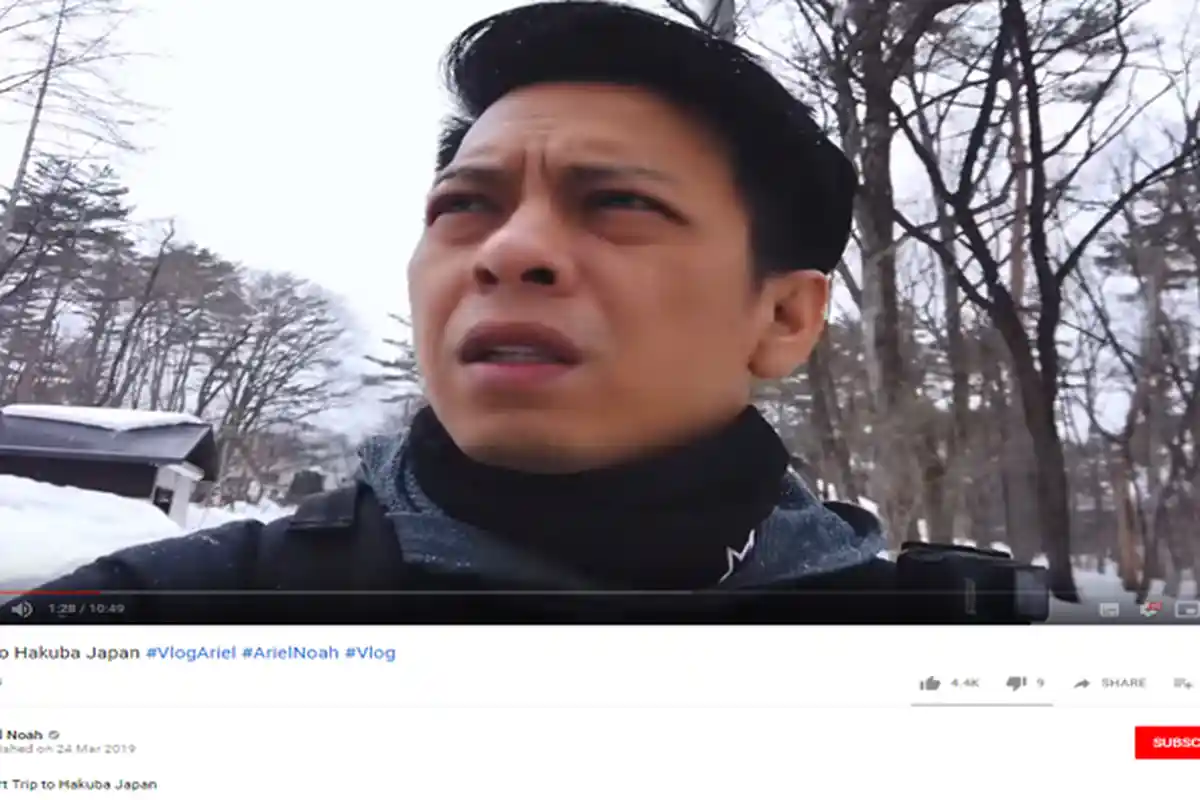 Cari Hotel untuk Allea Saat Berlibur di Jepang, Ariel Noah Jalan Ribuan Meter di Tengah Hujan Salju