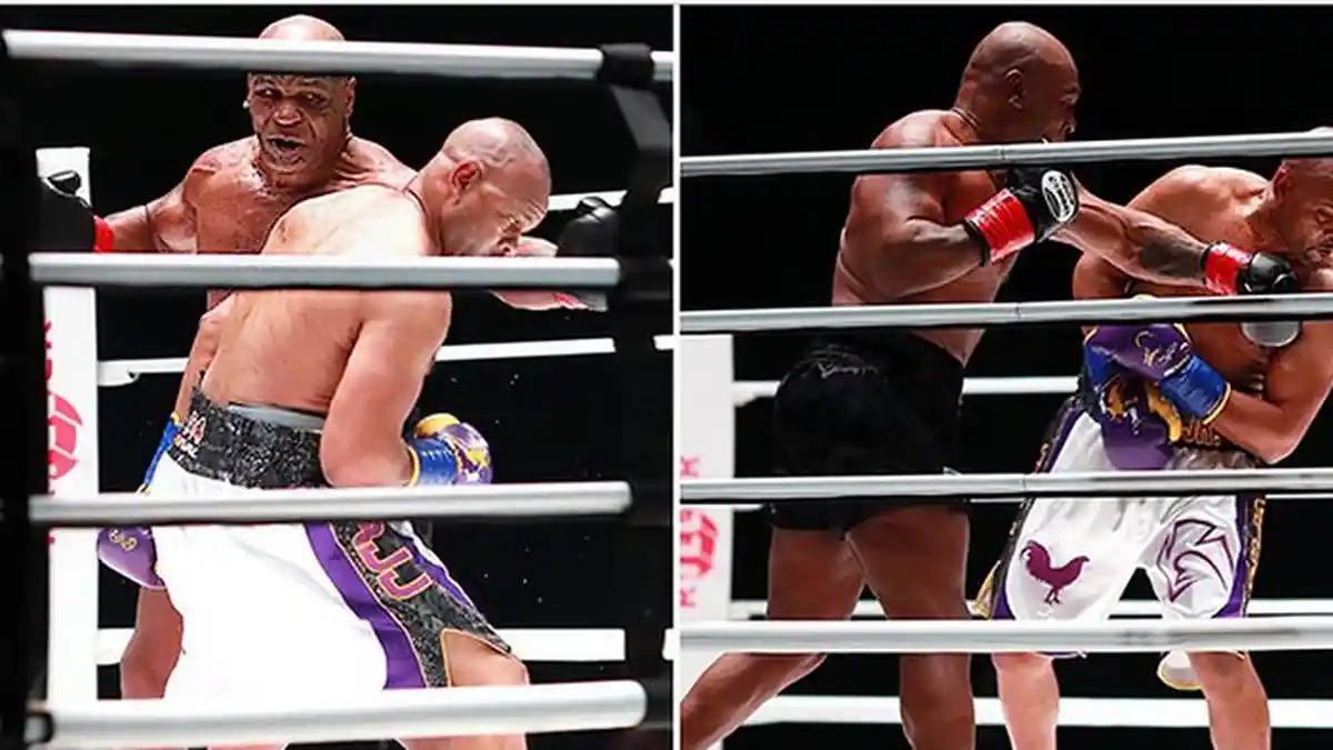 Roy Jones Jr Akui 2 Pukulan Mike Tyson Bikin Dagunya Nyeri Usai Bertanding
