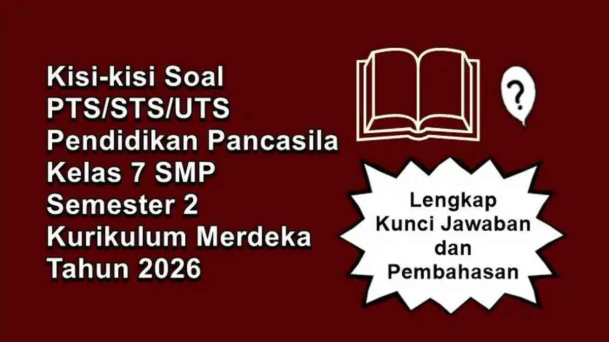 Kisi-kisi Soal PTS/STS/UTS Pendidikan Pancasila Kelas 7 SMP Semester 2 Kurikulum Merdeka Tahun 2026