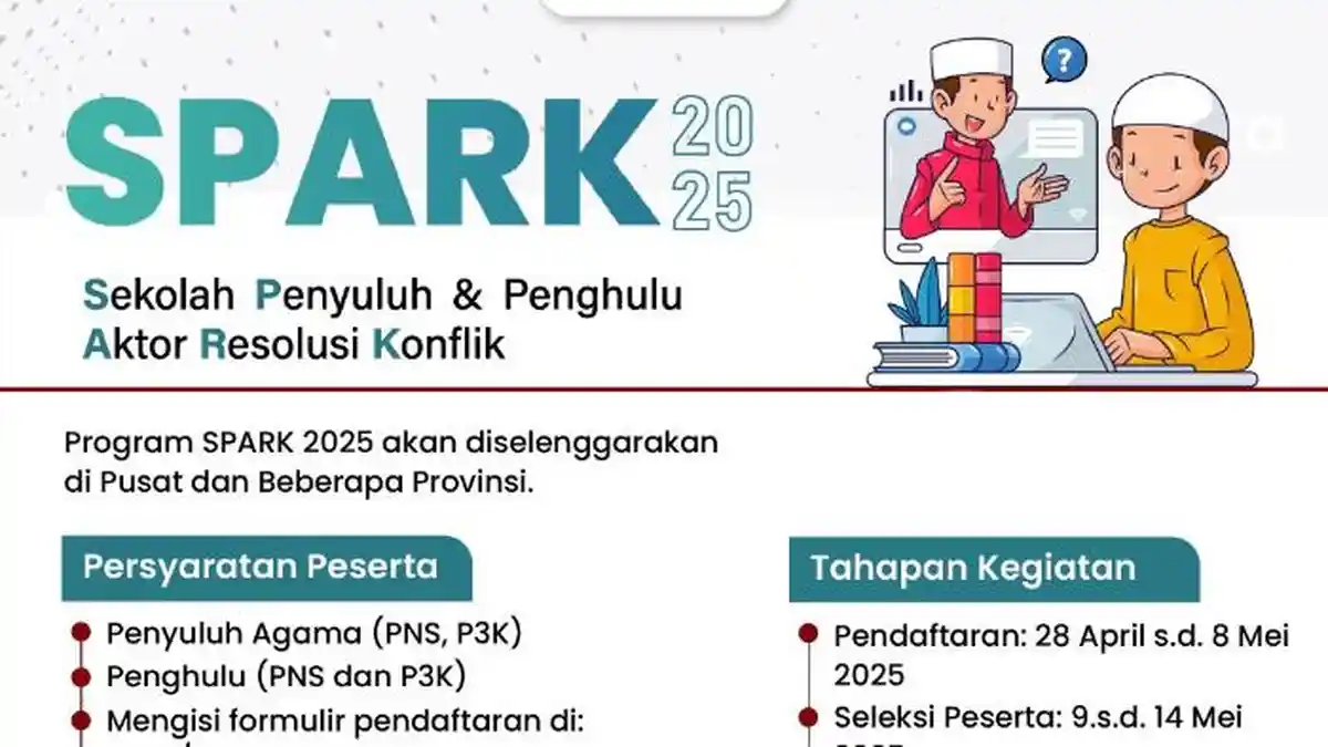 Pendaftaran Sekolah Penyuluh Aktor Resolusi Konflik Dibuka, Ini Syarat dan Link Daftarnya