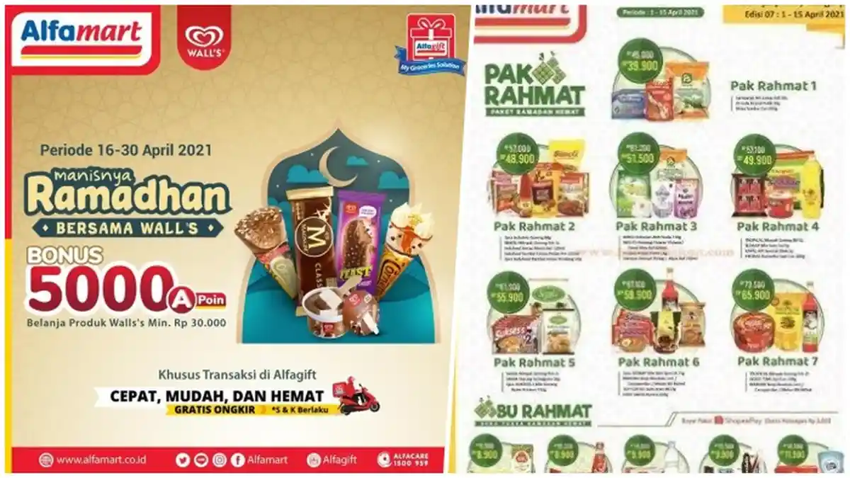Promo JSM Alfamart Hari Sabtu 24 April 2021, Masih Ada Pak Rahmat, Cek Katalognya di Sini