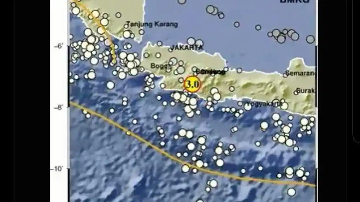 Gempa Magnitudo 3,0 Terjadi di Kabupaten Bandung Jawa Barat pada Sabtu Pagi, 4 Juli 2026 - Tribunmanado.co.id