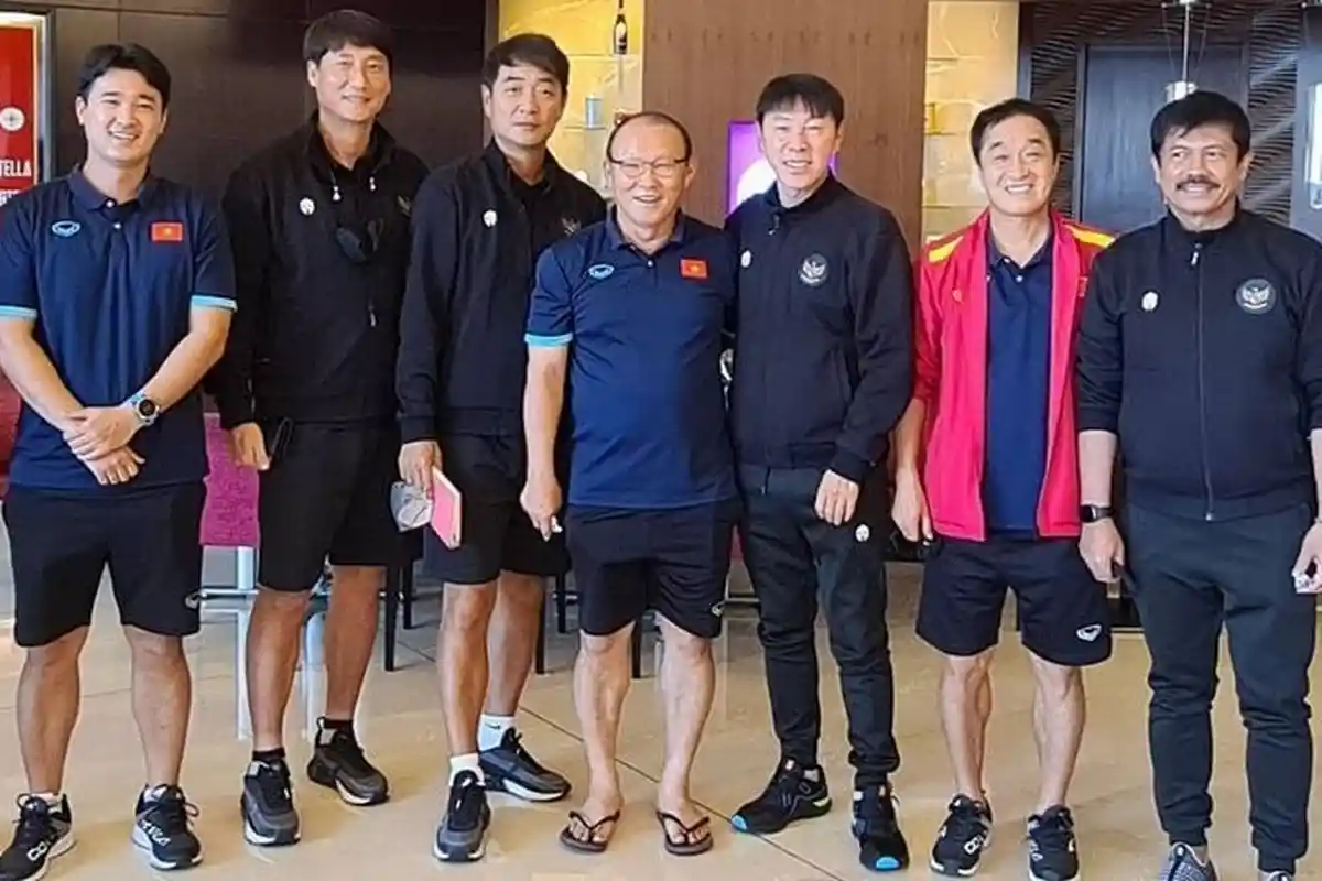 Statistik Membuktikan, Pelatih Timnas Indonesia Shin Tae-yong Masih di Atas Pelatih Vietnam